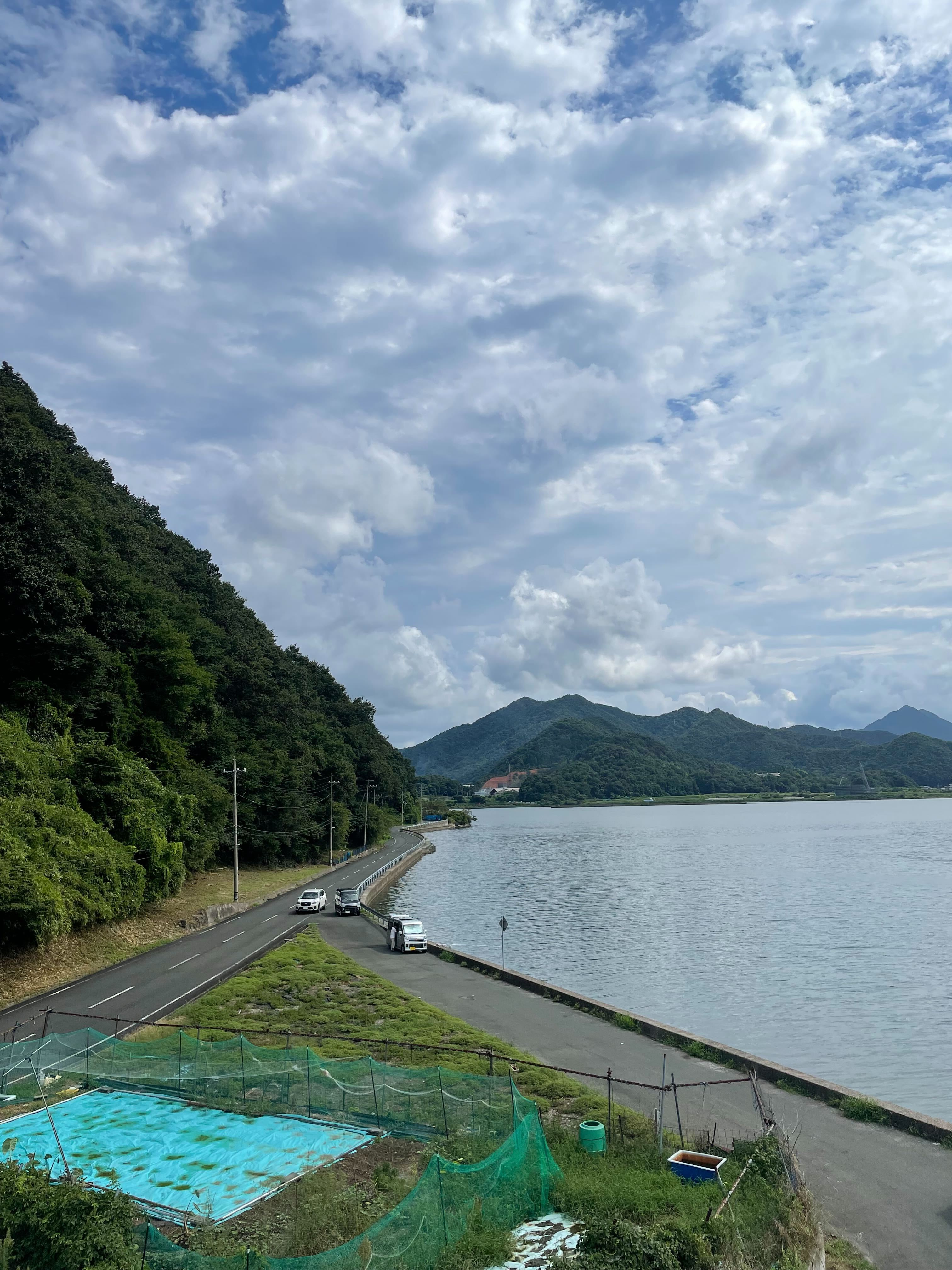 灯台の頂上からの景色